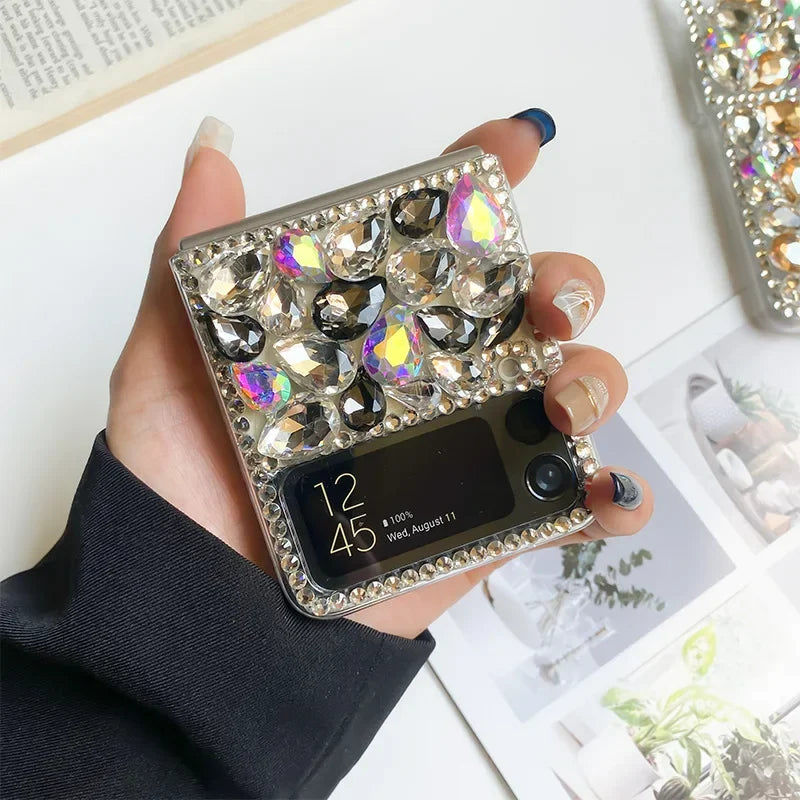 Rhinestone Diamond Stone Phone Case For Motorola Razr 2024 2025 40 50  Moto Razr40 Ultra 60 ultra  Luxury Crystal Telefon Kilifi