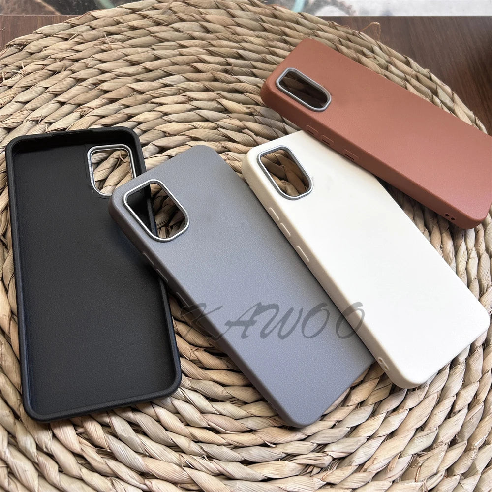 Leather Skin Soft TPU Slim Case Cover For Motorola Moto Edge 40 Neo 50 Fusion G85 G54 Shockproof Cellur Phone Funda Capa Coque
