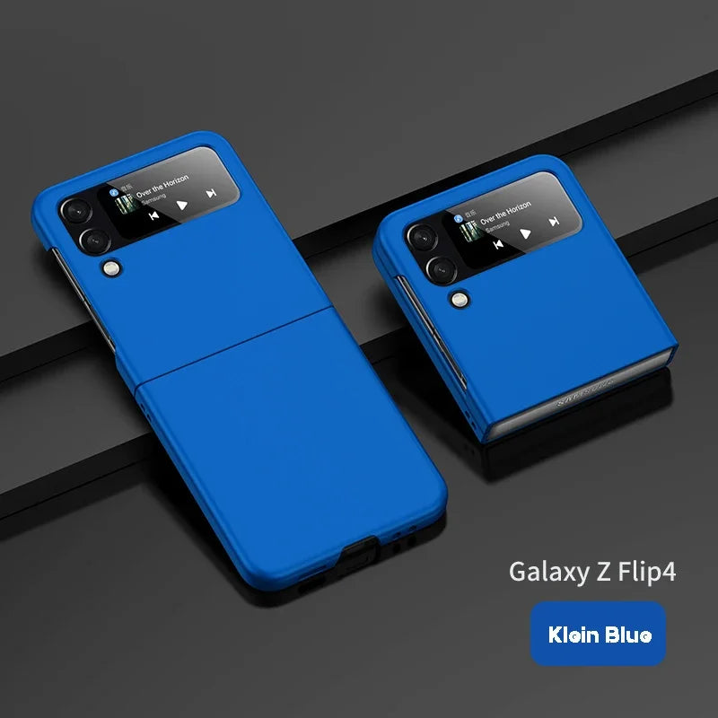 Skin Feel Hard Case for Samsung Galaxy Z Flip 3 4 5 6 7 5G Flip7 Flip6 Protection Luxury Foldable Shockproof Ultrathin Cover