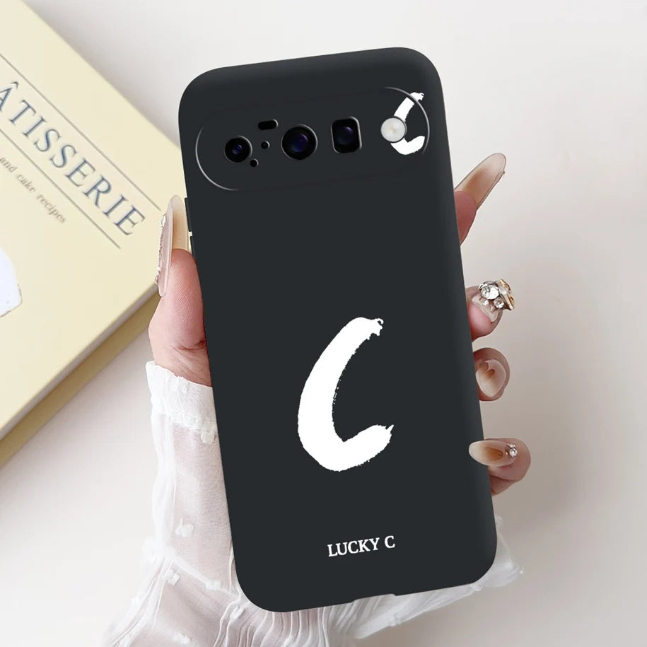 For Google Pixel 10 Pro XL 5G Case Lucky Crown Flower Letters Silicone Soft Cover For Pixel10 10Pro Pixel10 pro XL Protect Cover