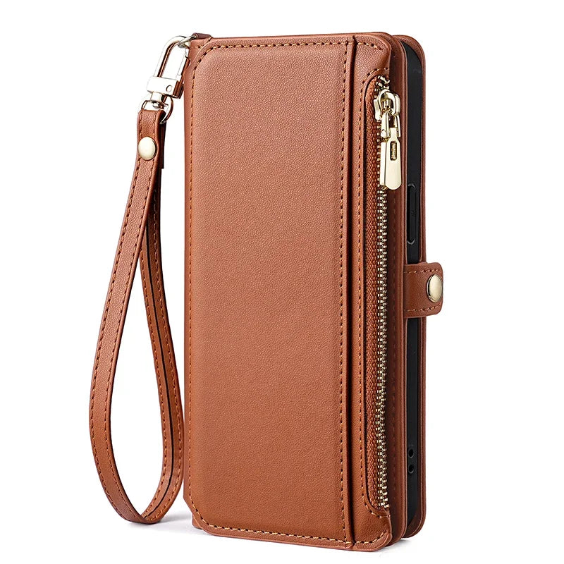 Flip Cover Leather Wallet Case for MOTO Motorola G30 G31 G32 G34 G41 G42 G50 G51 G52J G53J G53Y 4G 5G II Protection Magnetic Bag