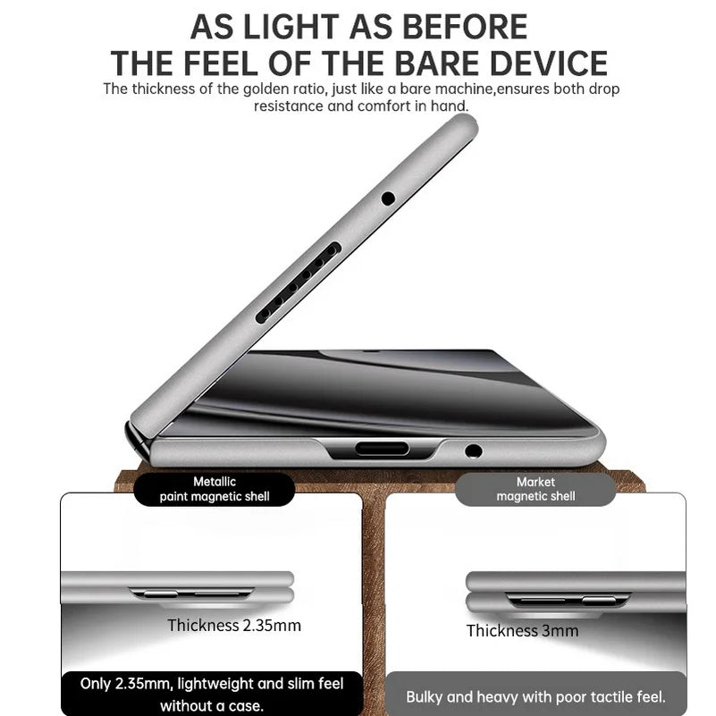 Slim Bezels Magsafe Magnetic Case for Google Pixel 10 Pro Fold pixel9 pro fold Pixel Fold Slim Hard Camera Protect Cover