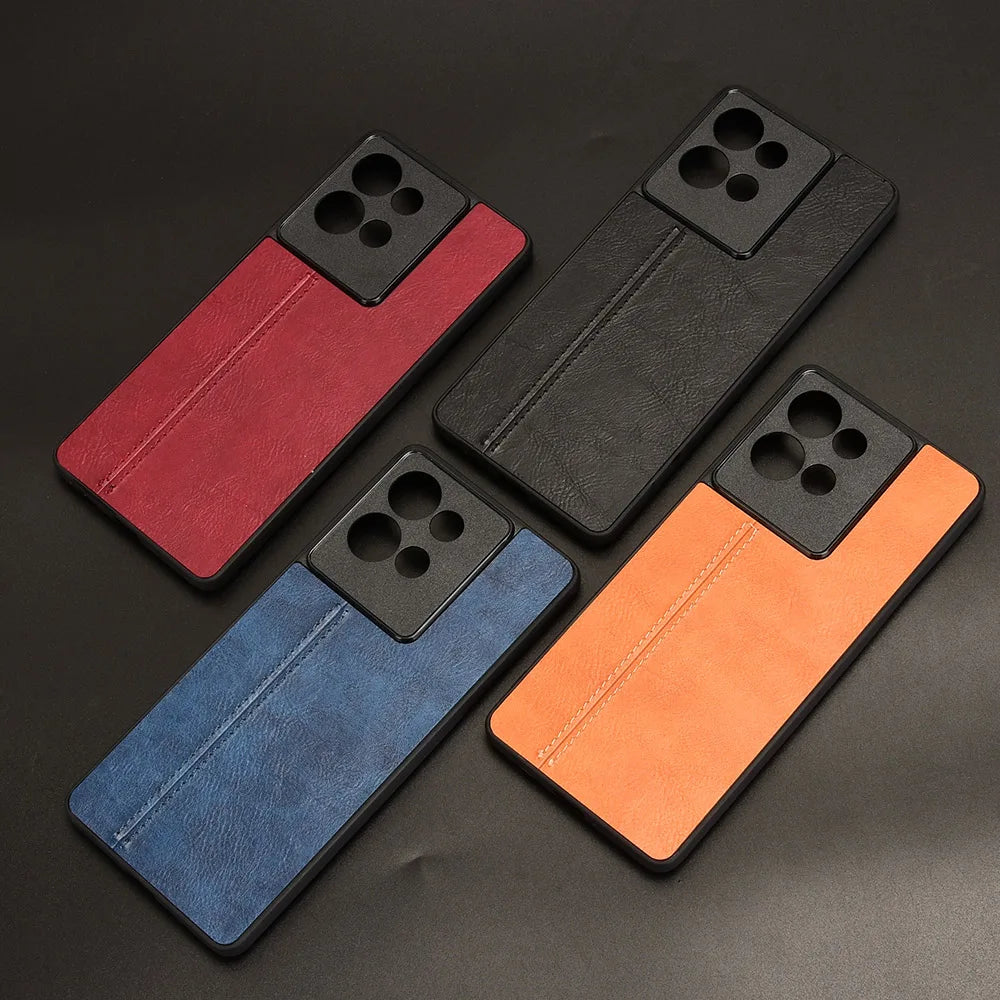 Stitching Fabric Leather Texture Case for Motorola Edge 50 Neo Moto Edge 50 Pro Fusion Ultra Cover Lightweight Coque Fundas Capa