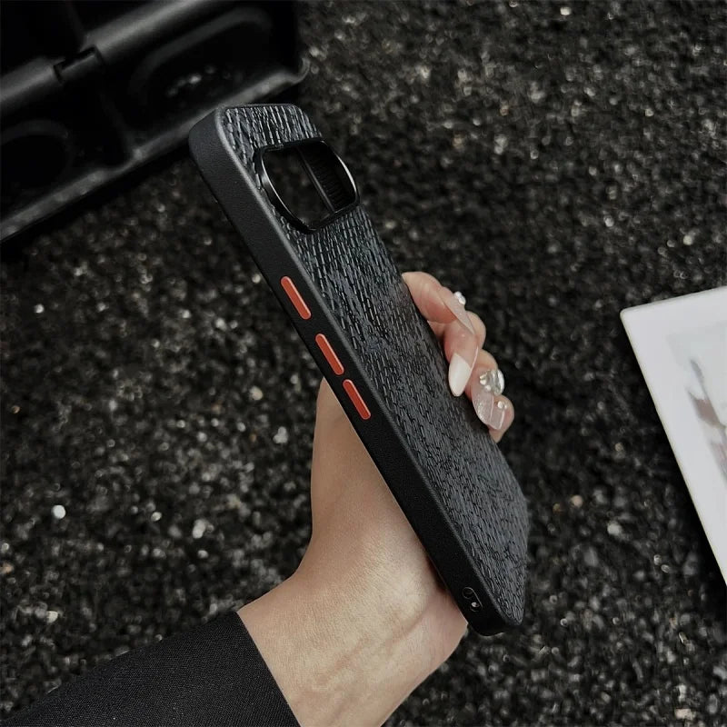 Luxury Business Black Grey Snake Pattern PU Leather Phone Case for Google Pixel 9 10 Pro XL 9Pro 9A Soft Silicon Back Cover