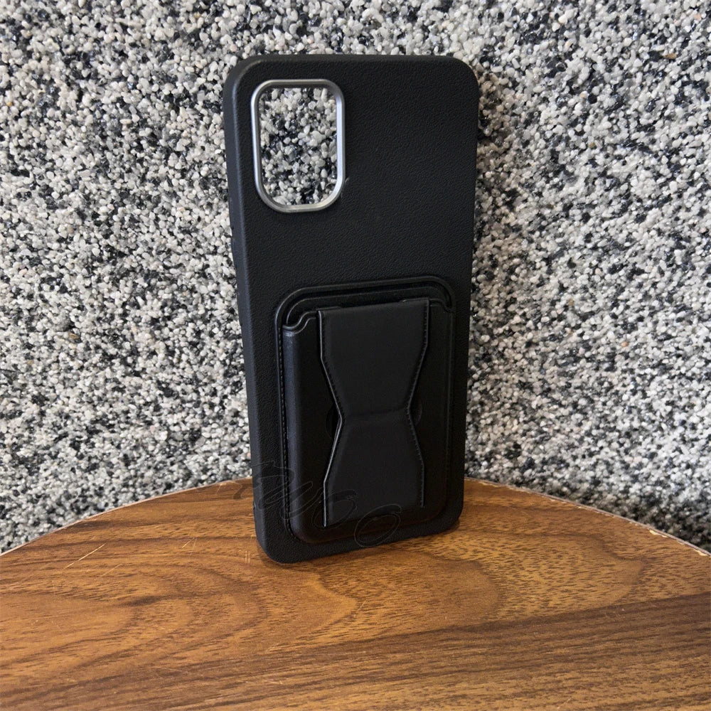 Leather Card Slots Holder Soft TPU Case For Motorola Moto Edge 40 Neo 50 Fusion G85 G45 G35 G54 5G Cover Wallet Stand Phone Capa