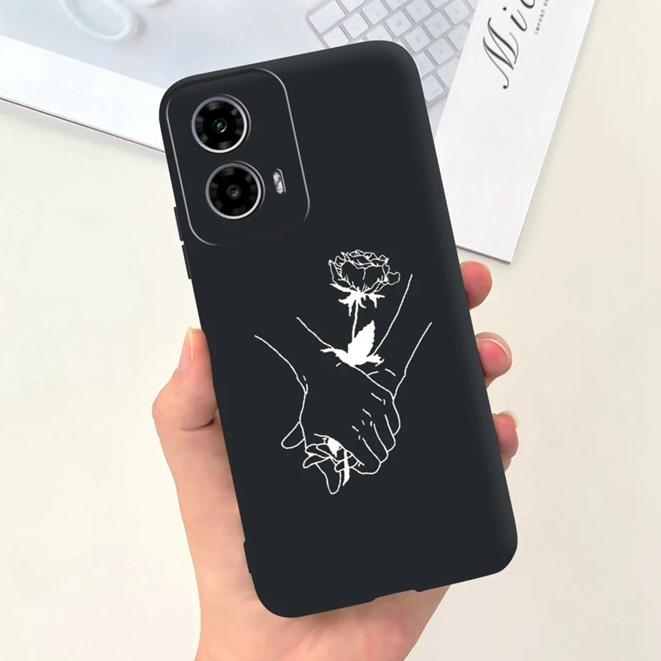 Cute Pattern Phone Case For Motorola Moto G24 G34 4G 5G Soft Silicon Protective Cover For MOTO G24 G34 Bumper