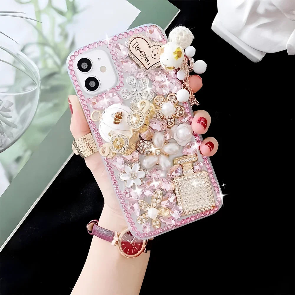 Diamond Bling Rhinestone 3D Luxury Case For Motorola Moto G Stylus 5G 2022 2023 G Pure Power Play 2023 Phone Cover