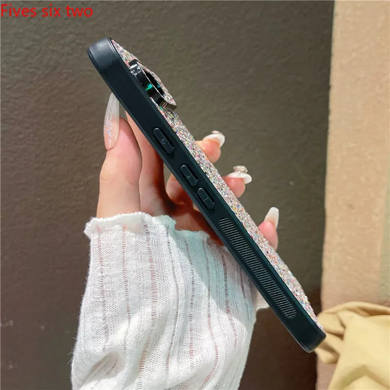 Luxury Glitter Phone Cases For Google Pixel 9A 8A 7A 6A 10 Pro XL 9 8 7 6pro Shiny Shockproof Hard Back Cover Grid Protect Shell