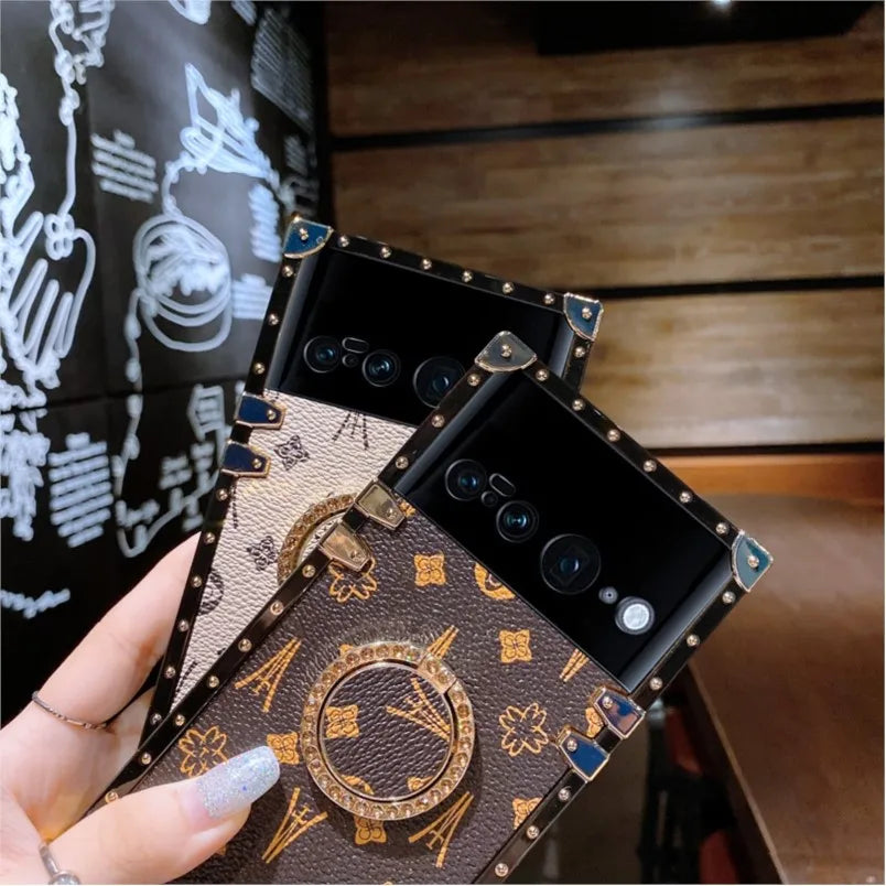 Luxury Phone Case for Google Pixel 7 8 Pro 6 5G Gogle Pixle 7a 6a 7pro Pixel6 Pixle7 Pixle8 Pro Shockproof Women Leather Cover