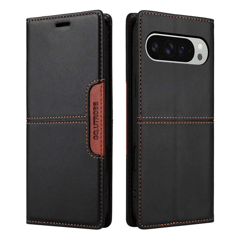 Magnetic Wallet Anti-theft Leather Case For Google Pixel 9a 9 Pro XL 8a 7a Pixel8a Pixel9a 5G Card Holder Phone Book Flip Cover