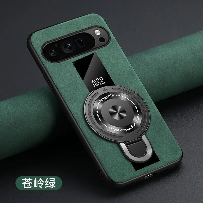 For Google Pixel 9 10 Pro XL 8 7 Pro 8a 7a Magsafe Case Matte sheep Wireless Charging Shockproof Magnetic Armor holder Cover