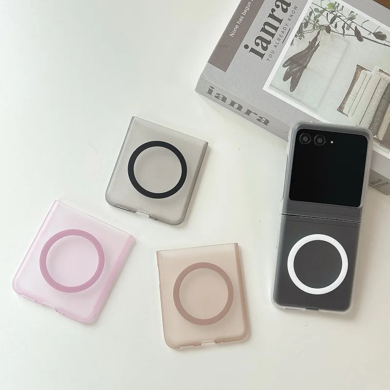 Magnetic Cover For Motorola Razr 40 Ultra Moto Razr Plus 2023 Razr4 Case Matte Back Protective