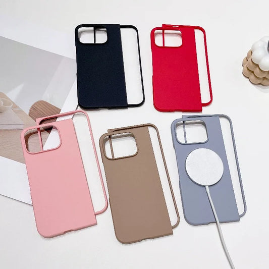 for Magsafe Magnetic Charge Hard PC Phone Case for Google Pixel 10 9 Pro Fold Skin Shell Ultra-Thin Anti-fall Protect Back Cover