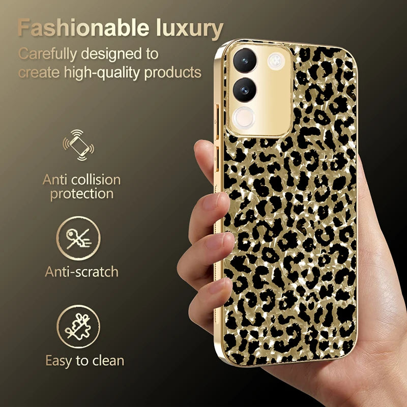 Edge 60 Fusion Advanced Leopard Print Cool Style Girl Phone Cases For Motorola Moto Edge 60 Neo Anti Drop Cover Edge 60 Pro 60S