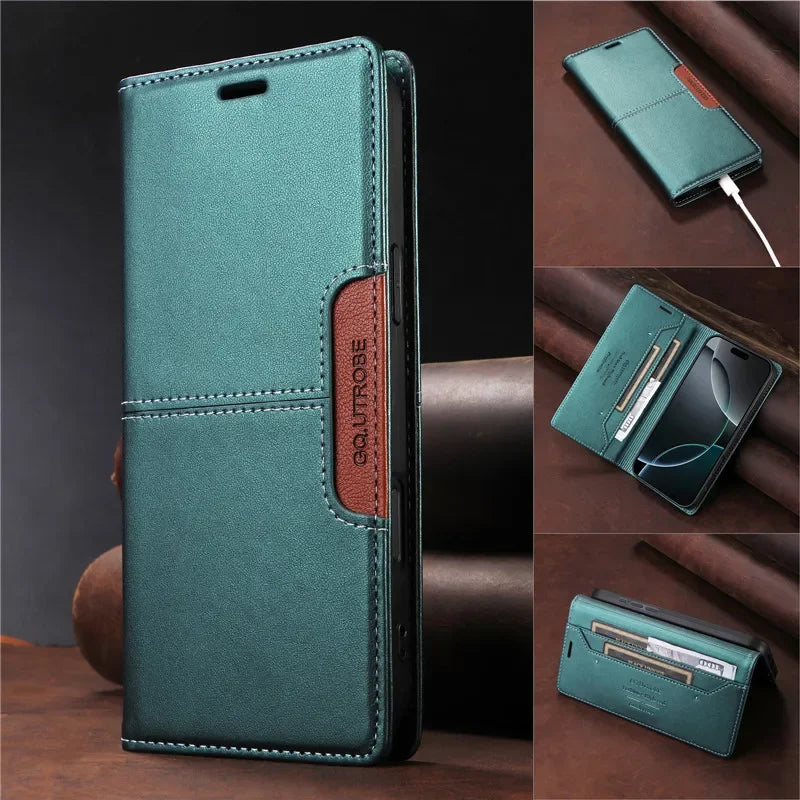 Magnetic Wallet Anti-theft Leather Case For Google Pixel 9a 9 Pro XL 8a 7a Pixel8a Pixel9a 5G Card Holder Phone Book Flip Cover