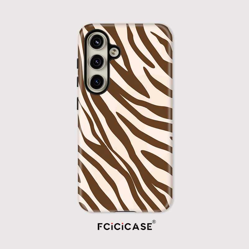 Fcicicase S25 Animals Skin Pattern Phone Case For Samsung Galaxy S25+ S24 Plus S23 Ultra S20 FE Acrylic Dual Layer TPU Cover