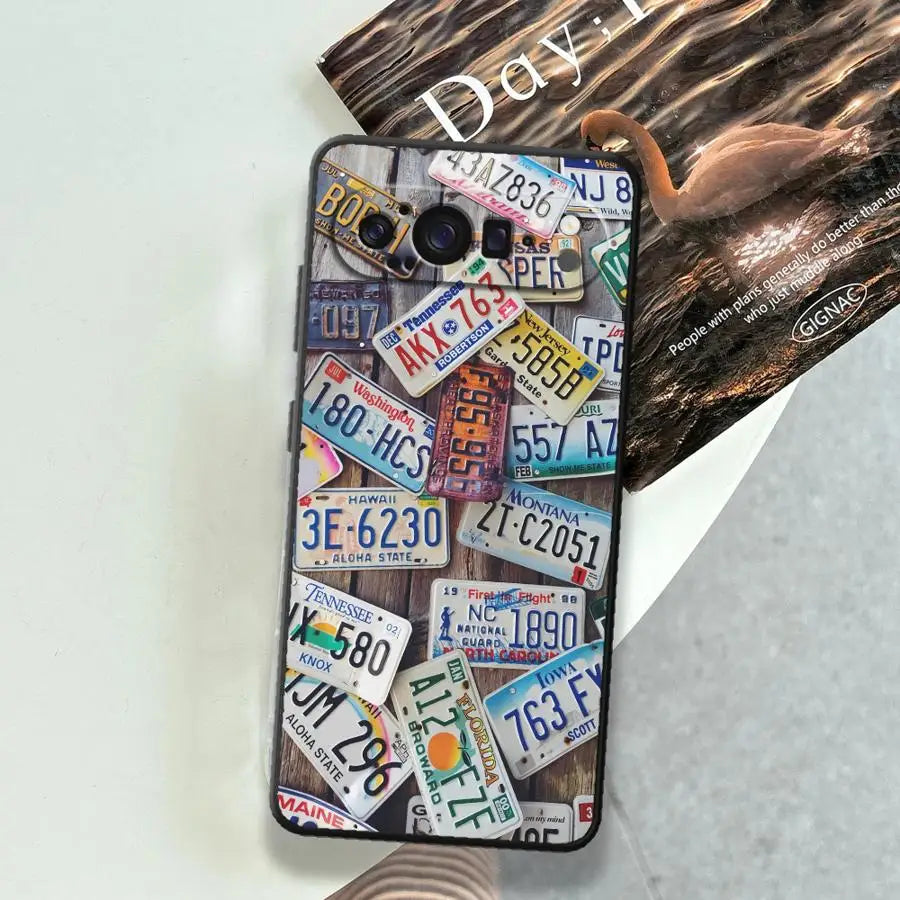 Funda Phone Cover Case for Google Pixel 10A 9a 7a 8a 10 9 Pro XL 6 7 8 Pro 6a License Plate Design