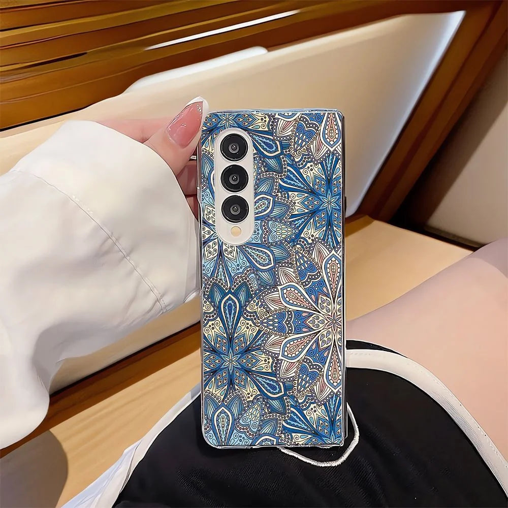 Luxury Honeycomb Cube Phone Case For Samsung Galaxy Z Fold 7 Z Fold 6 5 Z Fold 4 3 2 Z Fold SE W25 Shockproof Protection Cover