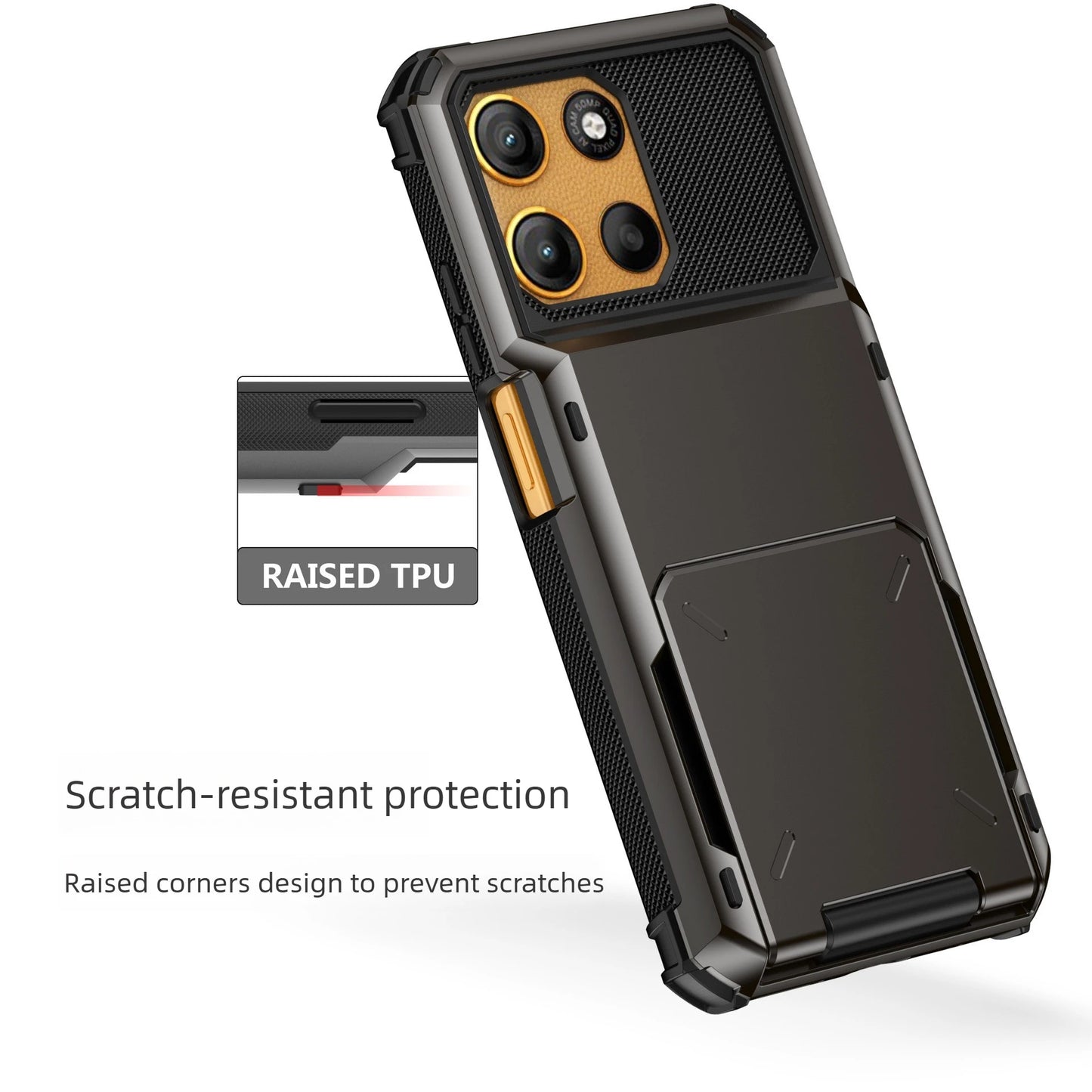 Enhanced Anti-Drop Case for Motorola Moto G 67/55/35/15 Power/Play/Stylus 5G 2026/25/24/23 Wallet Hidden Flip Slot Protect Cover