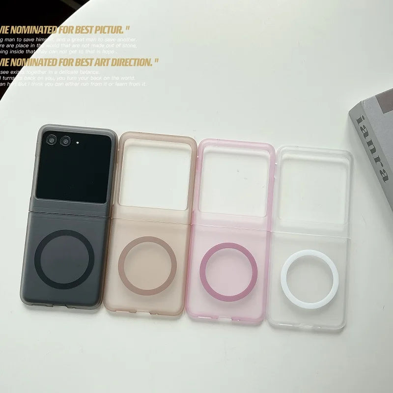 Magnetic Cover For Motorola Razr 40 Ultra Moto Razr Plus 2023 Razr4 Case Matte Back Protective