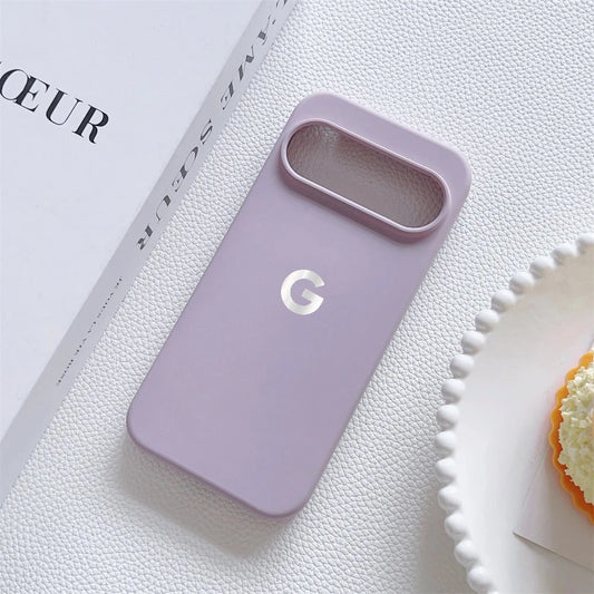 Colorful Skin Feel Liquid Silicone Phone Case For Official Google Pixel 10 9 Pro XL 9 8 7 6 A Magsafe Wireless Charge Soft Cover