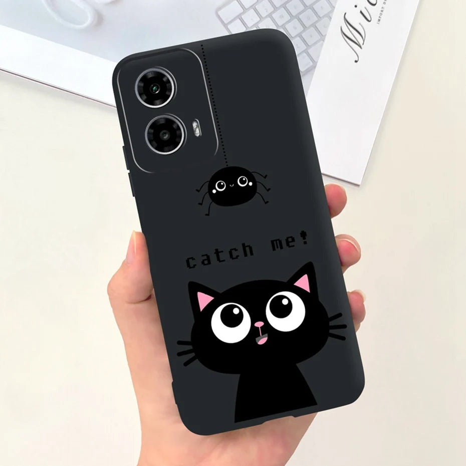 Cute Pattern Phone Case For Motorola Moto G24 G34 4G 5G Soft Silicon Protective Cover For MOTO G24 G34 Bumper