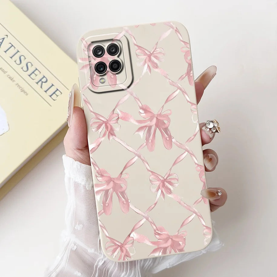 Case For Samsung Galaxy A22 M22 M32 4G Case SM-A225F SM-M225F SM-M325F Shockproof Cover Fashion Painted Soft Silicone Phone Capa