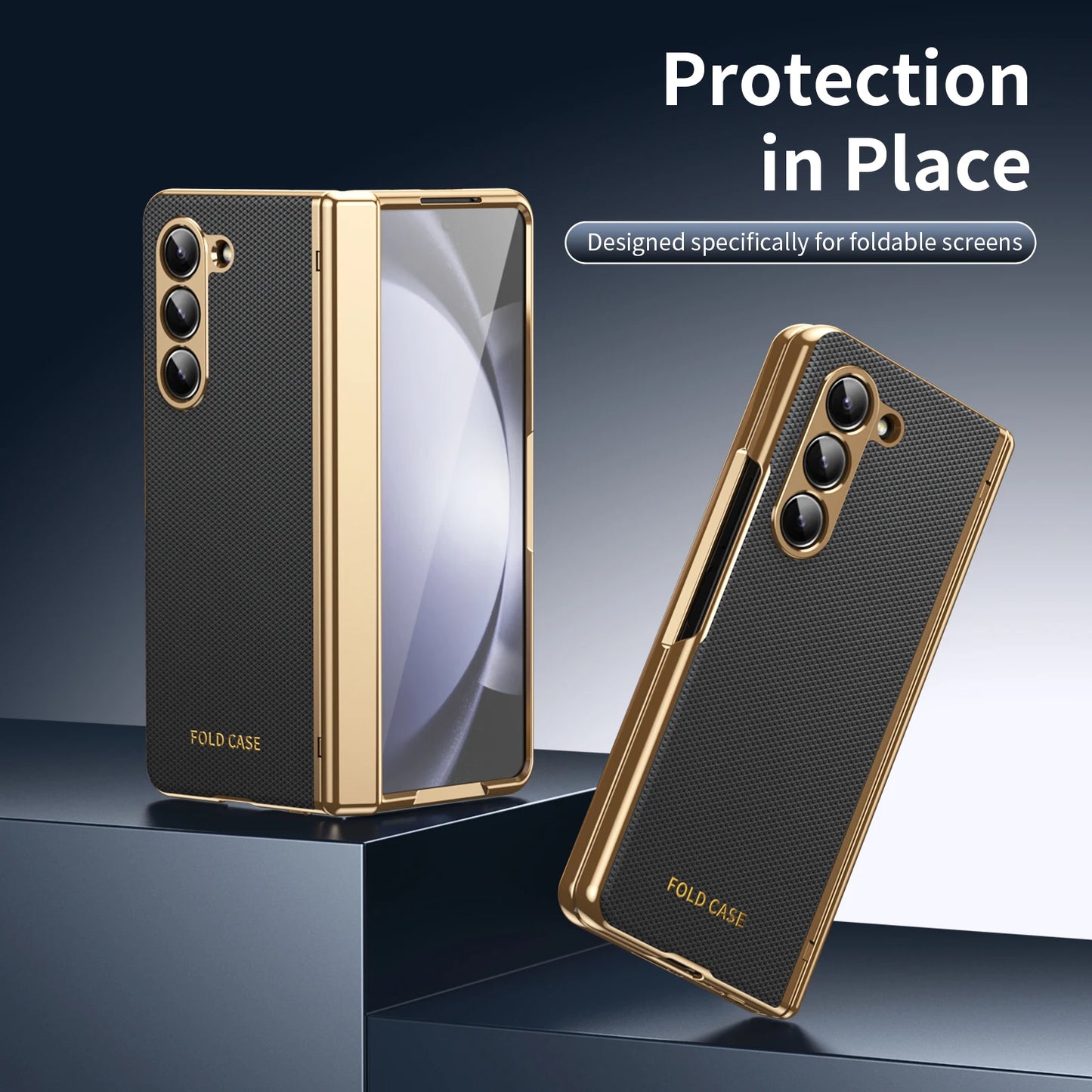 Shockproof Business Glass Film Phone Case for Samsung Galaxy Z Fold 8 Ultra 5G Fold8 Fold7 Fold 7 6 4 5 3 Fold6 Fold5 Fold4
