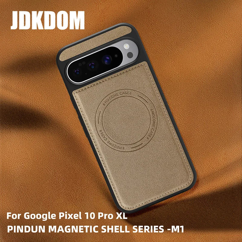JDKDOM Dermatoglyph Magnetic Shockproof Phone Case For Google Pixel 10 9 Pro XL Cover For Google Pixel 9A 8 Pro
