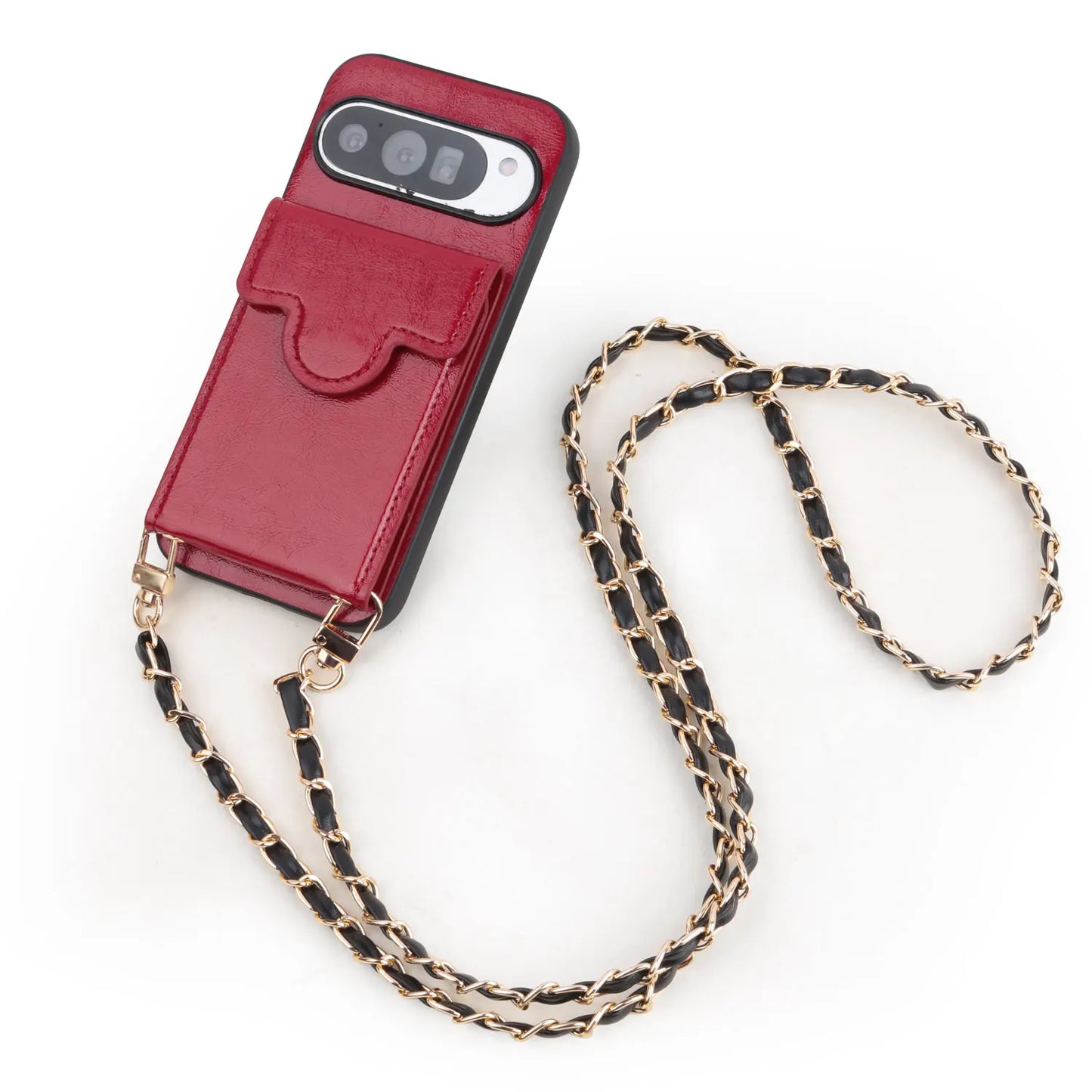 PU Leather Phone Case With Large Capacity Coin Card Holder Built-in Mirror Fashion New Style for Google Pixel 6 7 8 9 10 Pro