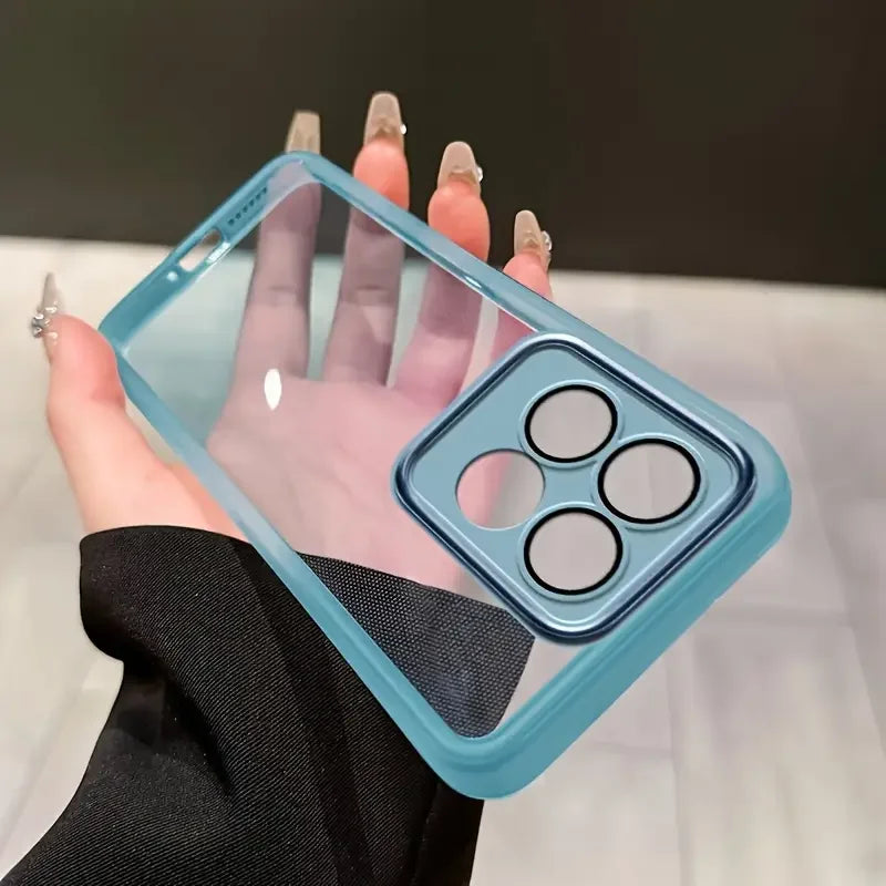 Transparent Phone Soft TPU Case For Motorola Edge 40 Neo Pro 50 Ultra 60 Fusion Moto Edge60 Camera Lens Protector Film Cover