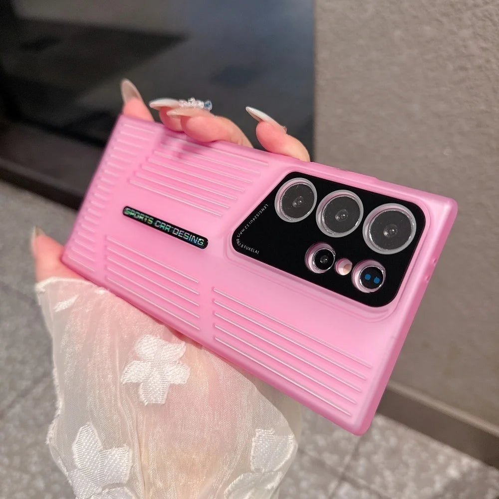 Ultra Thin Summer Heat Dissipation Case For Samsung Galaxy S25 Plus S23 S24 S22 Ultra Breathable Cooling Slim Cover