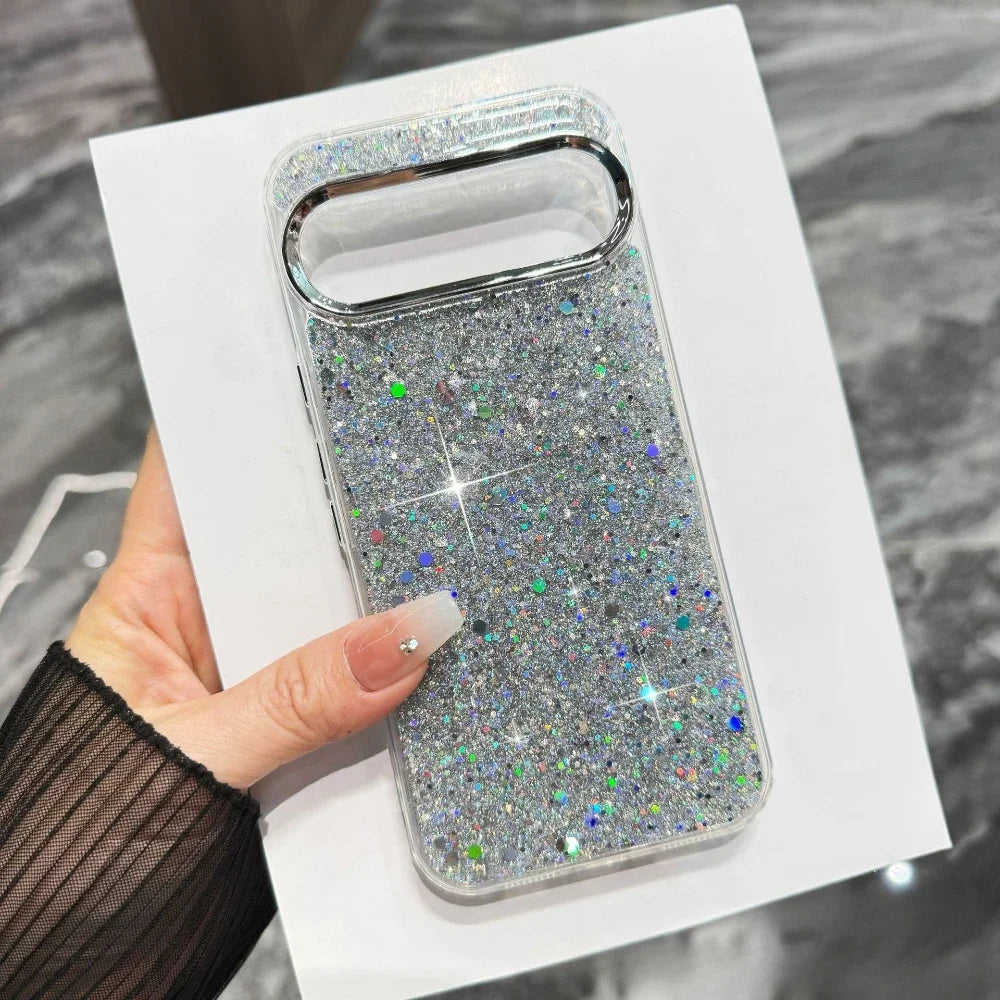 Light Luxury Crystal Bling Shining Skin-friendly Case For Google Pixel 10 9 Pro XL 9 8 A Pro Full-pack Anti-Drop Protector Cover