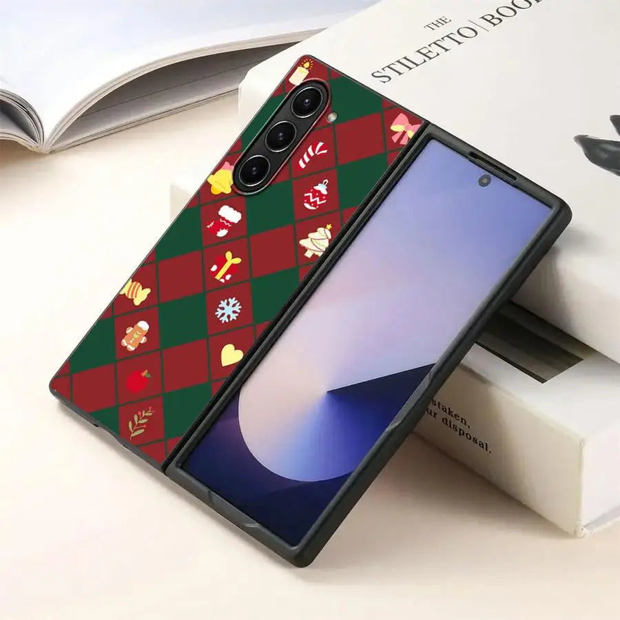 Christmas Cute Loopy Case for Samsung Galaxy ZFold7 ZFold3 Z Fold 7 6 5 4 3 ZFold4 ZFold5 ZFold6 Back Phone Cover