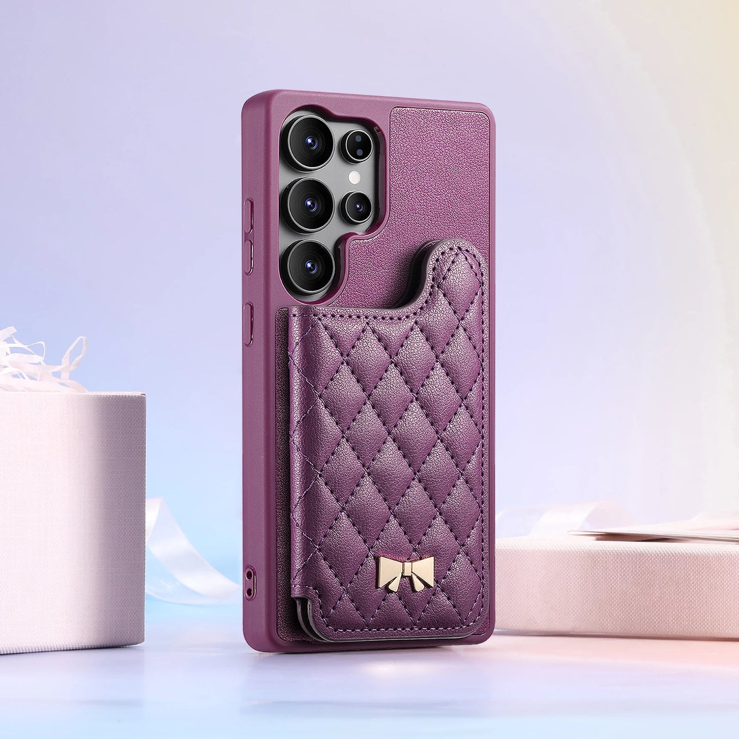 Wallet Card Slot Flip Leather Phone Case for Samsung Galaxy S25 Edge Ultra S24 Plus Cover A56 A55 A54 A36 A35 A06 A15 A16 A25 5G