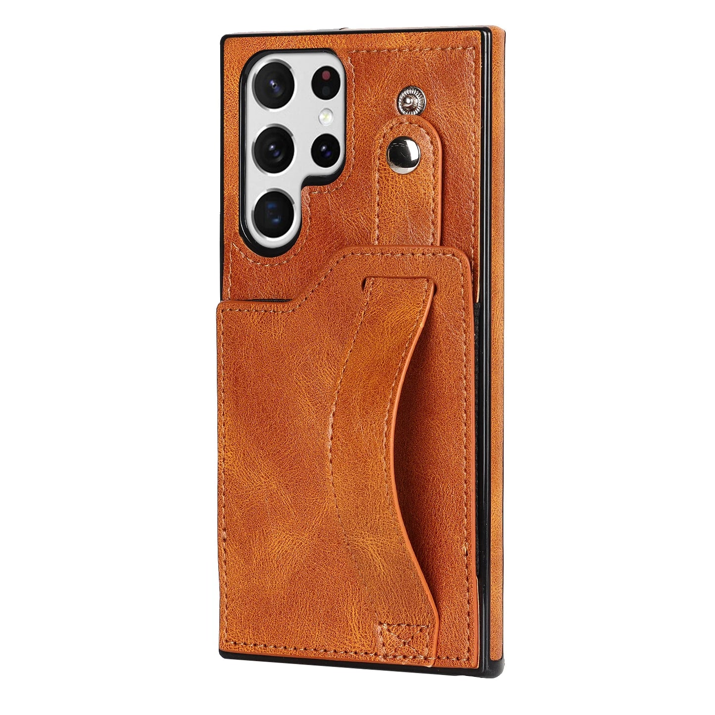 Luxury Wrist Strap Leather Wallet Case For Samsung Galaxy S23 S24 S25 Plus S22 Ultra Stand Cover