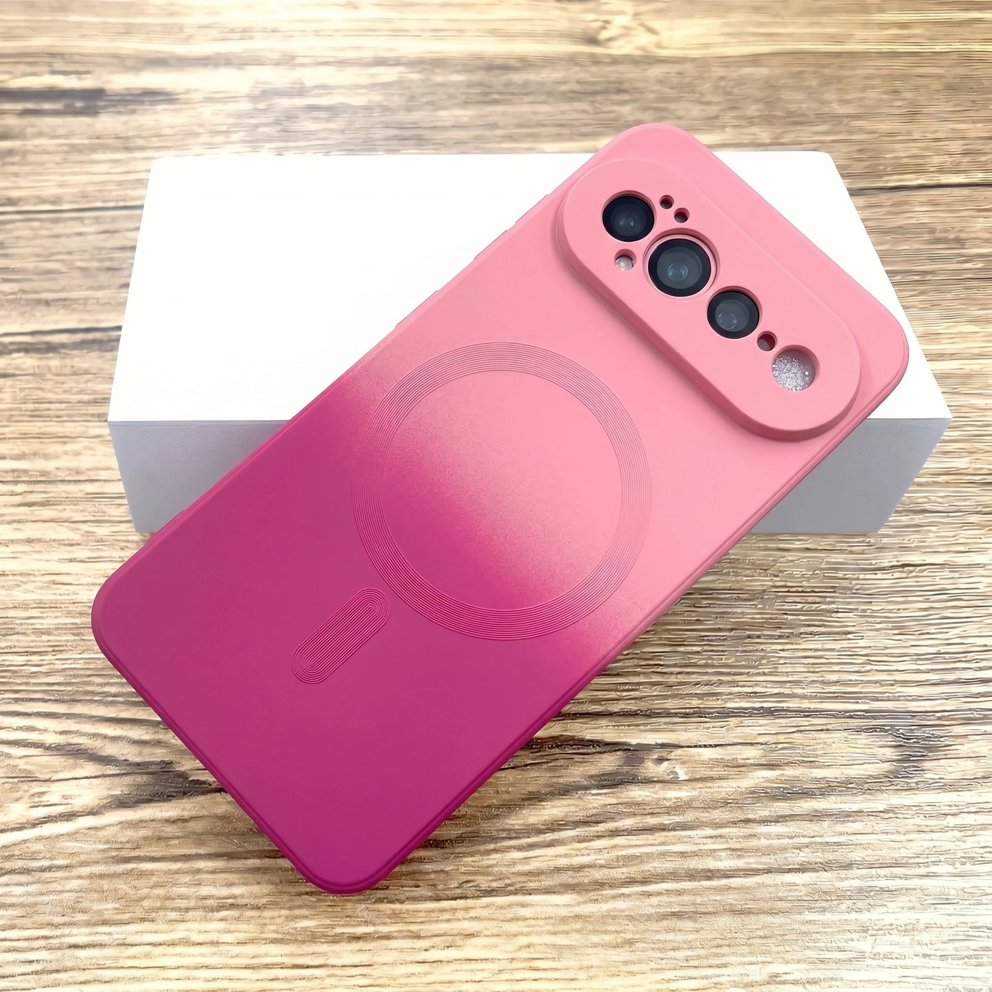 Luxury Matte Gradient Soft TPU Magnetic Phone Case for Google Pixel 11 10 9 Pro XL 7A 8A 9A 10A Lens Protection Full Back Cover