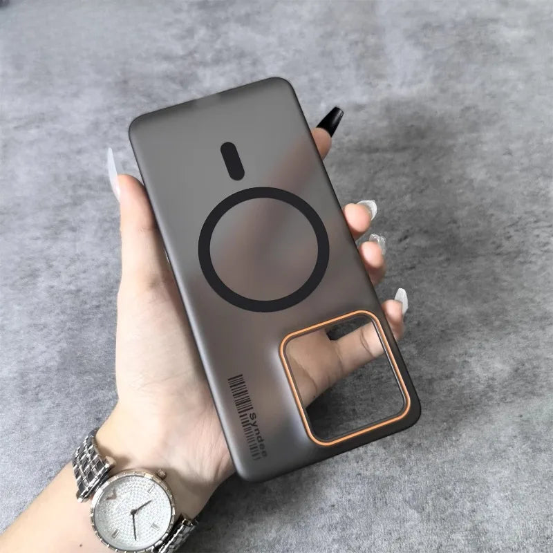 For Motorola Edge 60 NEO Edge60 Pro Stylus Case for Magsafe Matte Pc Translucent Case for Moto Edge 50 Fusion Shockproof Cover