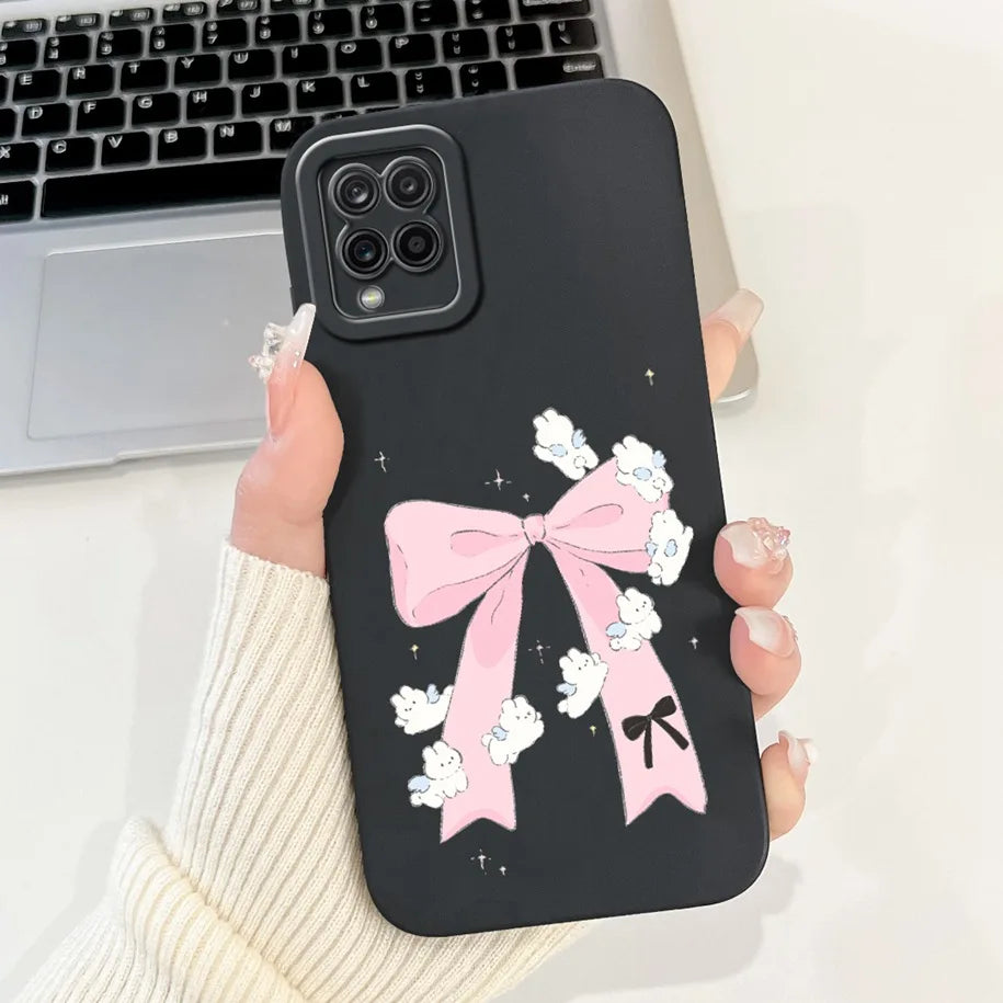 Case For Samsung Galaxy A22 M22 M32 4G Case SM-A225F SM-M225F SM-M325F Shockproof Cover Fashion Painted Soft Silicone Phone Capa