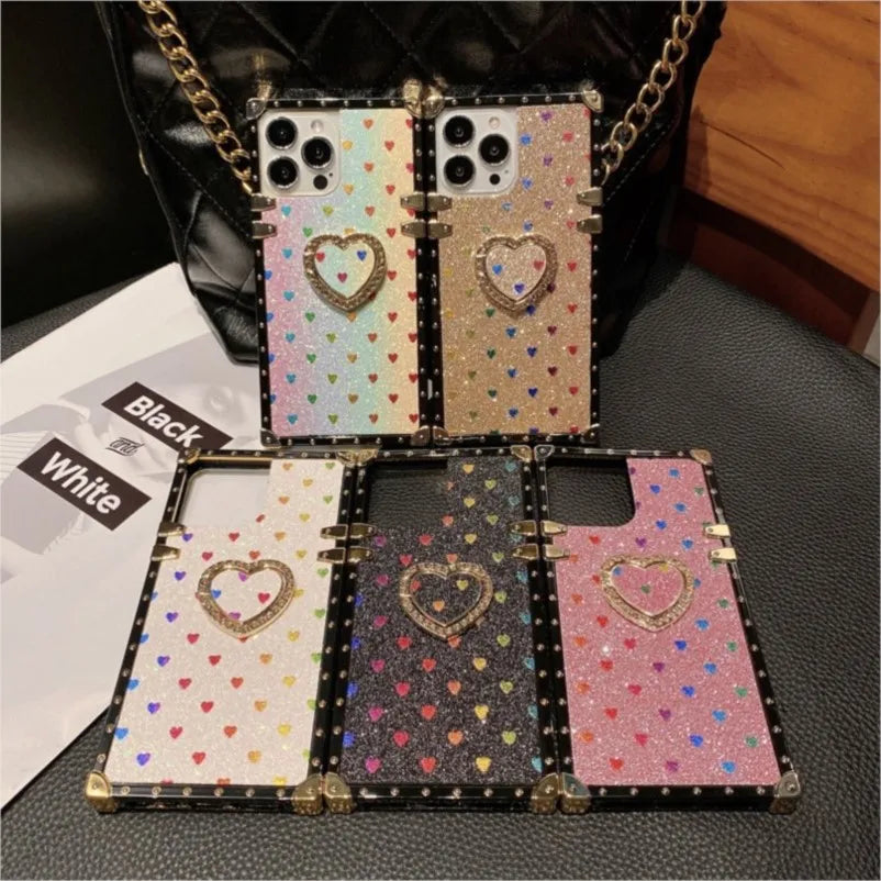 Luxury Love Ring Phone Case for Moto G Stylus 5g 2024 Motorola G Power 2023 One 5G Ace G Play 2022 Pure Gstylus Women Girl Cover