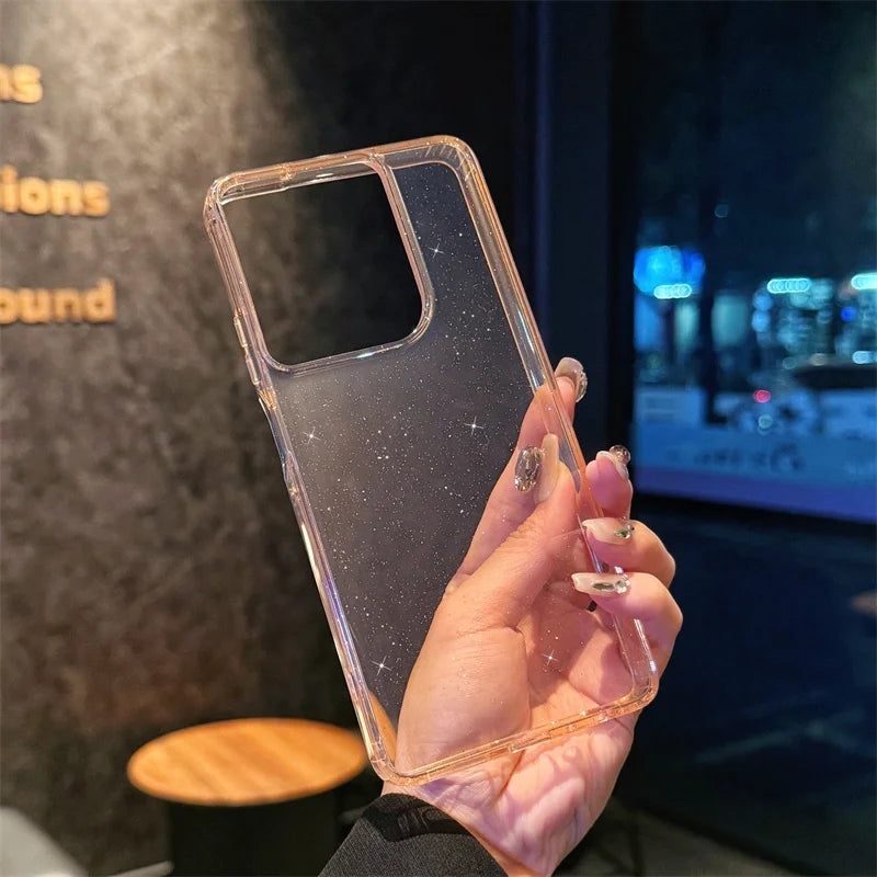 Simple Slim Glitter Bling Wireless Charging Magnetic Case For Motorola Moto G Stylus Powet Play 5G 2024 2025 Soft TPU Back Cover