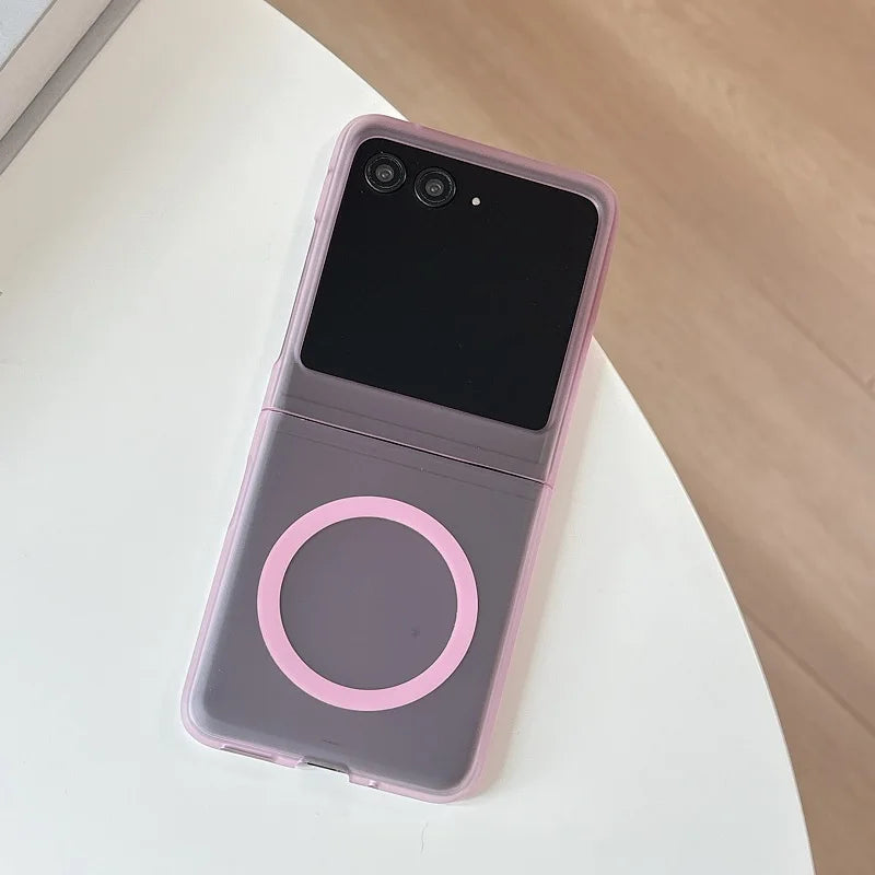 Magnetic Cover For Motorola Razr 40 Ultra Moto Razr Plus 2023 Razr4 Case Matte Back Protective
