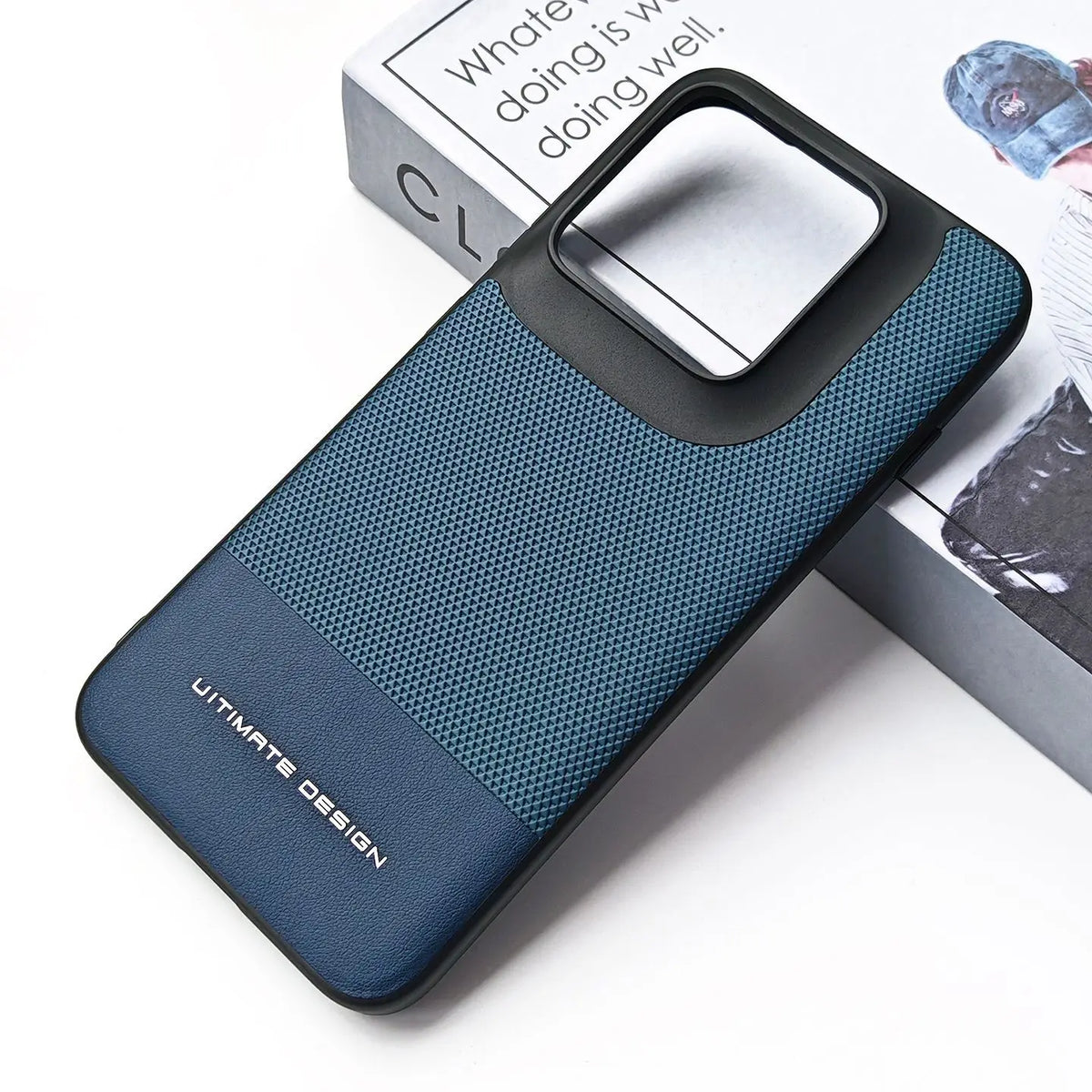 For Motorola MOTO Edge 70 Ultra X70 Air Pro Signature Case Luxurious Woven Texture Frosted Skin-friendly PU Leather Cover Funda
