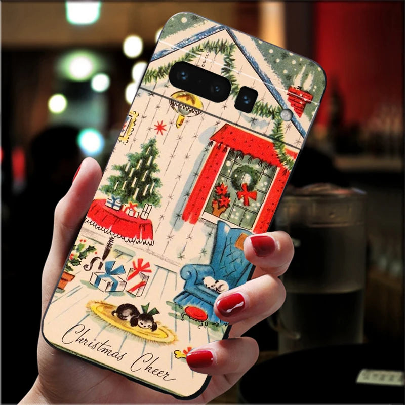 Christmas Phone Case For Google Pixel 10 9 Pro XL 9A 8 7 6 Pro Pixel 8A 7A 6A Pixel 8 7 6 5