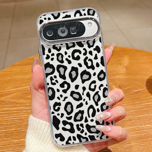 Leopard Print Pattern TPU Phone Case For Google Pixel 10 9 8 7 Pro Pixel 9 10 Pro XL 7A 8A 9A Shockproof Soft Clear Back Cover