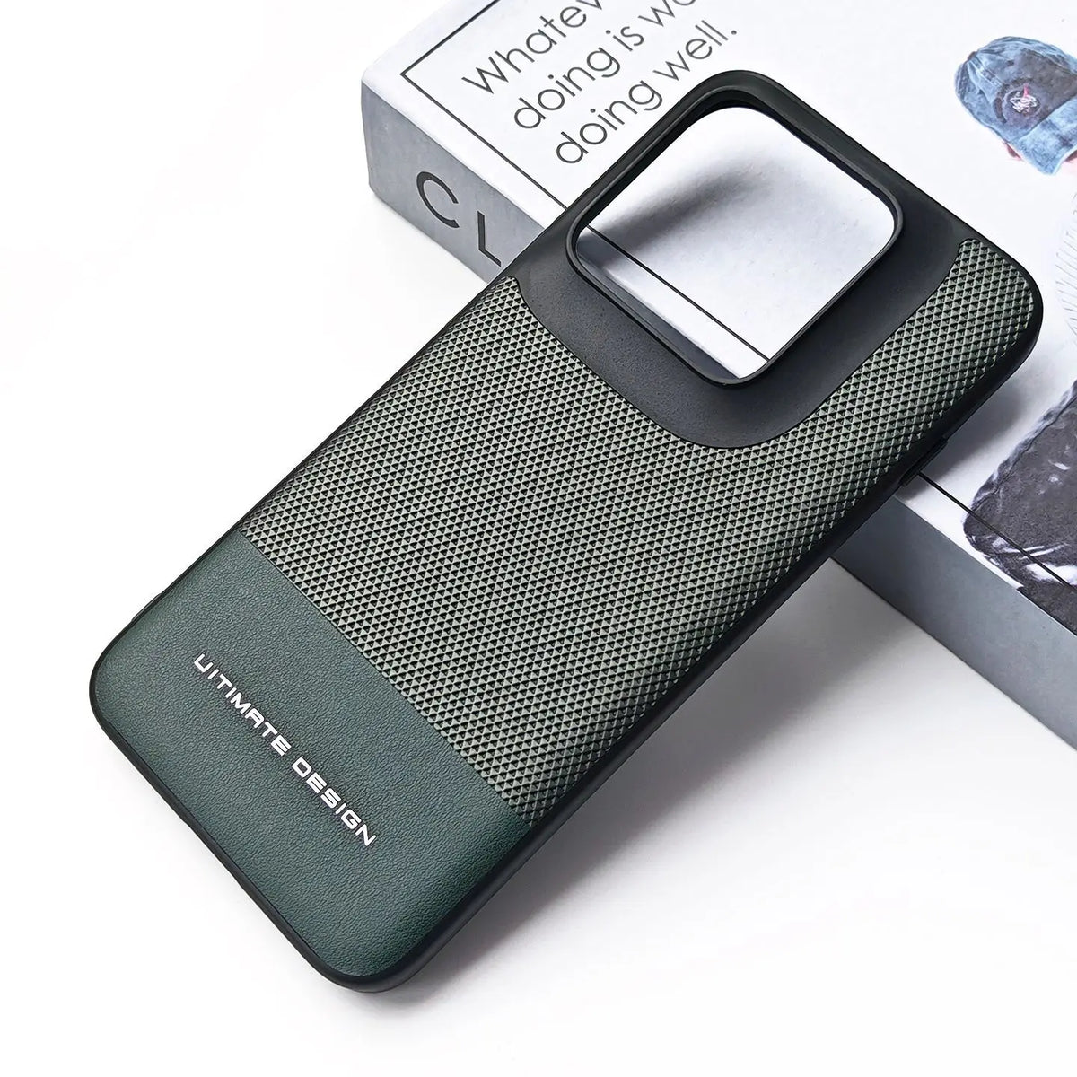 For Motorola MOTO Edge 70 Ultra X70 Air Pro Signature Case Luxurious Woven Texture Frosted Skin-friendly PU Leather Cover Funda