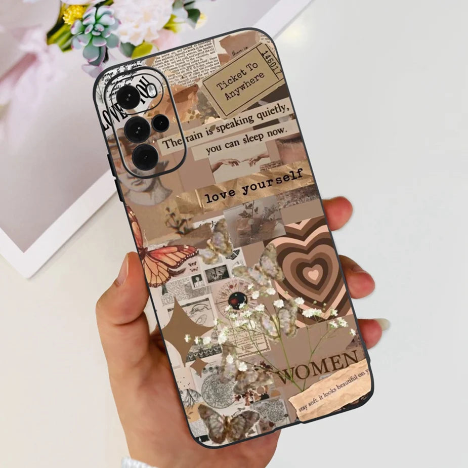 For Motorola Moto G22 Case XT2231-2 New Fashion Painted Cover Soft Silicone Phone Case For Moto G22 G 22 MotoG22 Back Cover Bags