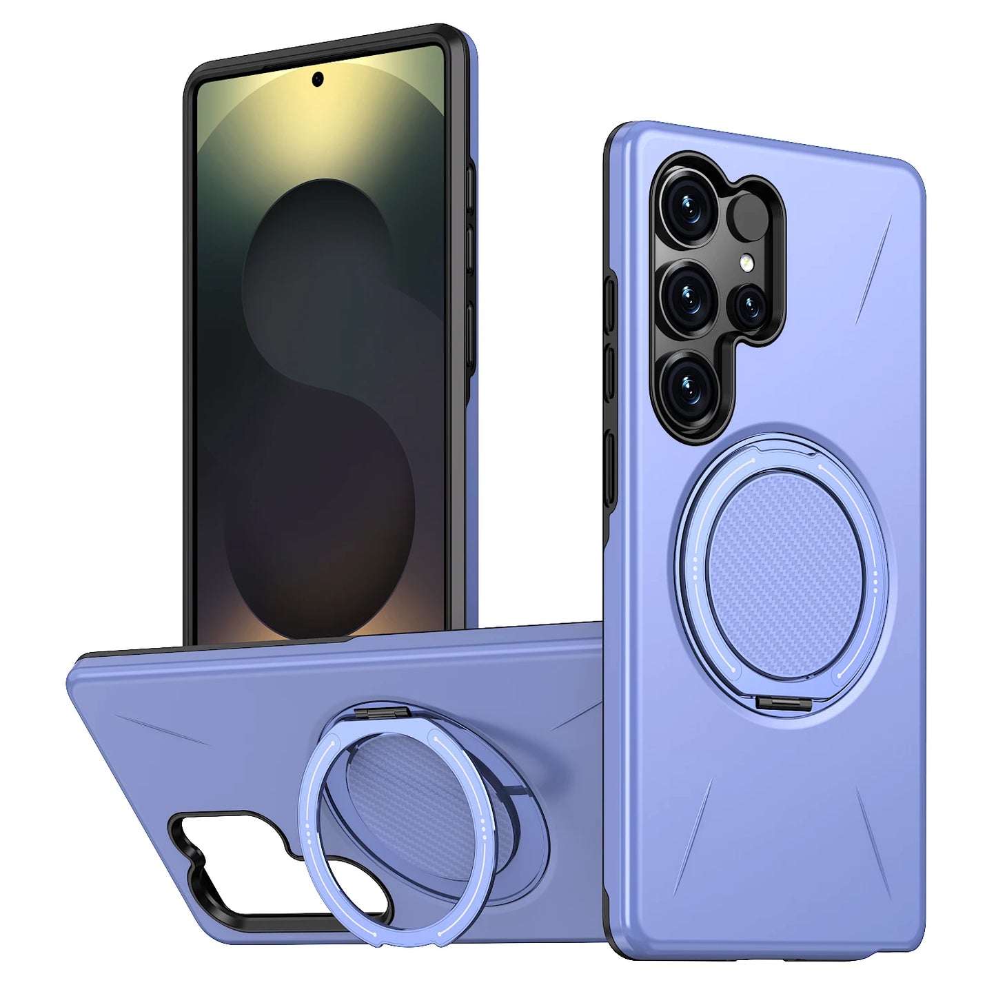 360° Folding Stand Magnetic Magsafe Case For Samsung Galaxy S25 FE S24 S23 S26 Ultra Plus A56 A36 A26 A17 A07 A55 A35 A25 A15