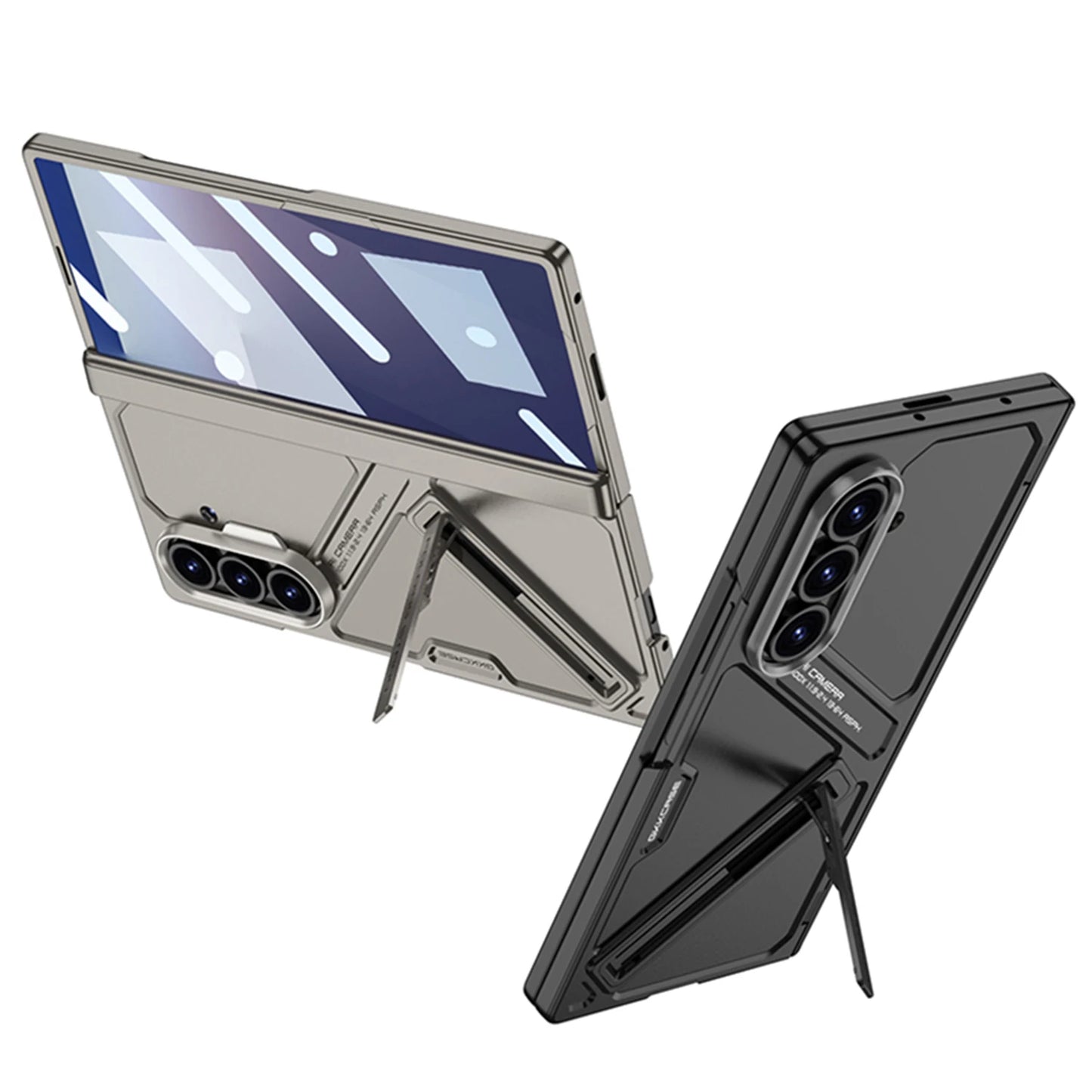 Magnetic Hinge 360 Protective Case For Samsung Galaxy Z Fold 7 Armor Screen Protector Stand Slim Cover For Galaxy Z Fold7 Case