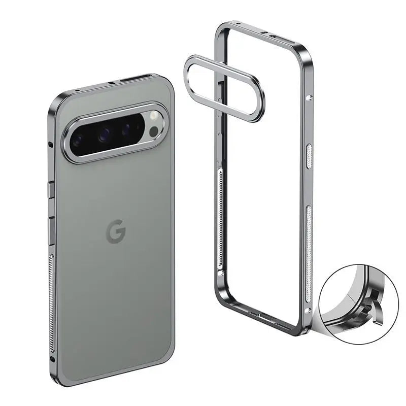 For Google Pixel 10 Pro XL Metal Frame Shockproof Cover Bumper For Pixel10Pro XL Detachable Metal Camera Protect Ultra-Thin Case